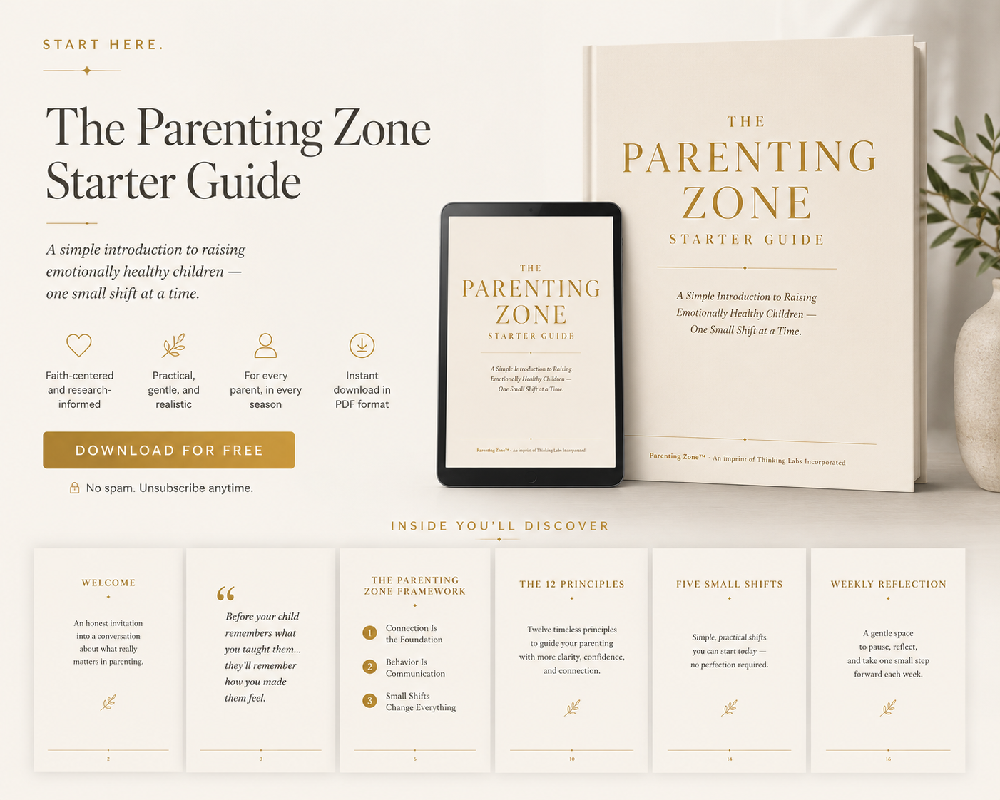 The Parenting Zone Starter Guide